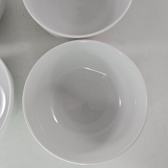 Set Of 4 Tabletops Gallery Umbria White Bowls Dishwasher Microwave Safe - Picture 3 of 12